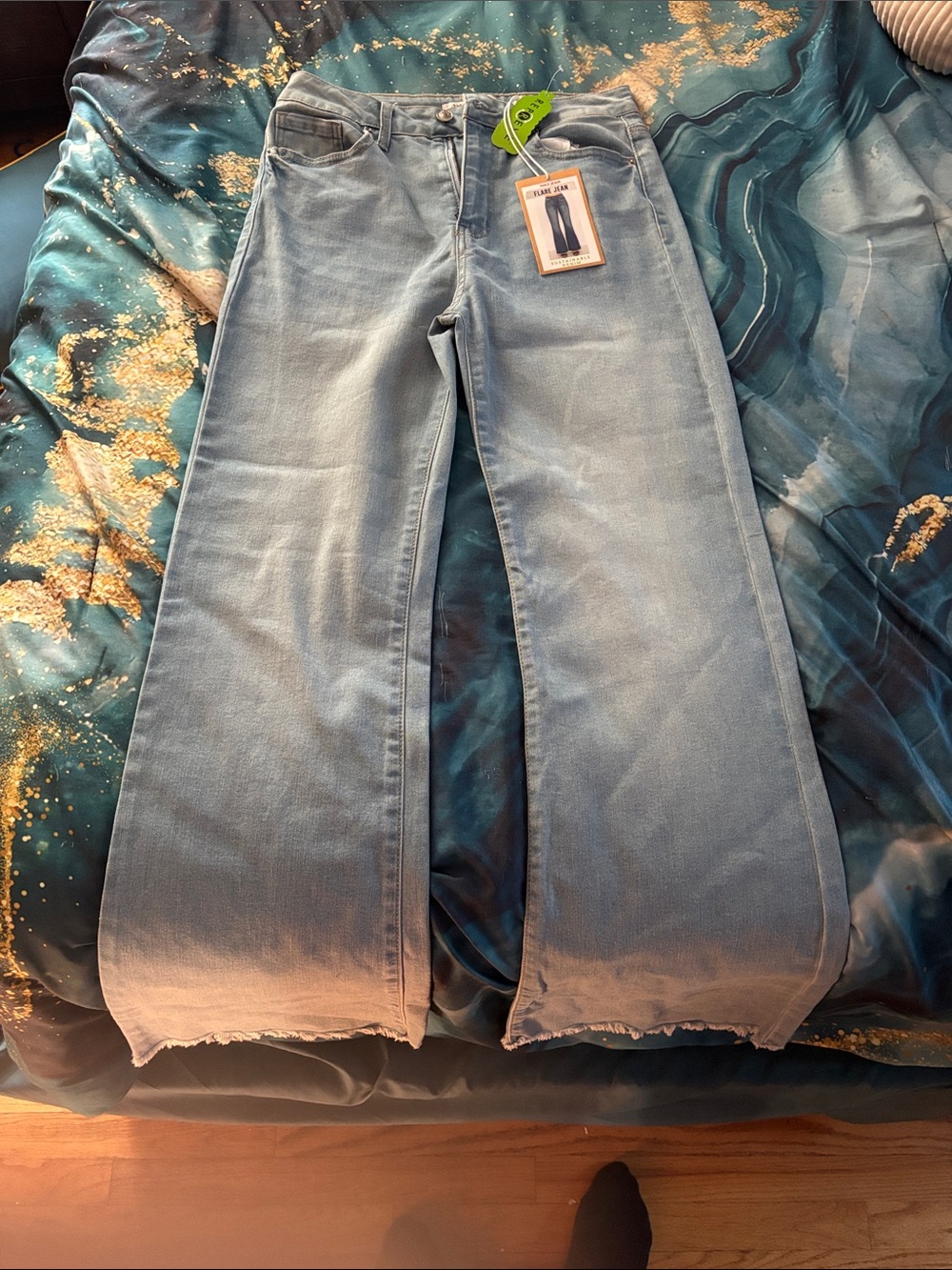 Wax Jean Light Blue Wide Leg Women's Jeans
